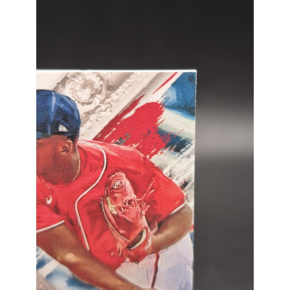 2022 Diamond Kings Baseball Joan Adon #DKM-JA Draft Kimgs Materials Purple /20 - Picture 4 of 10